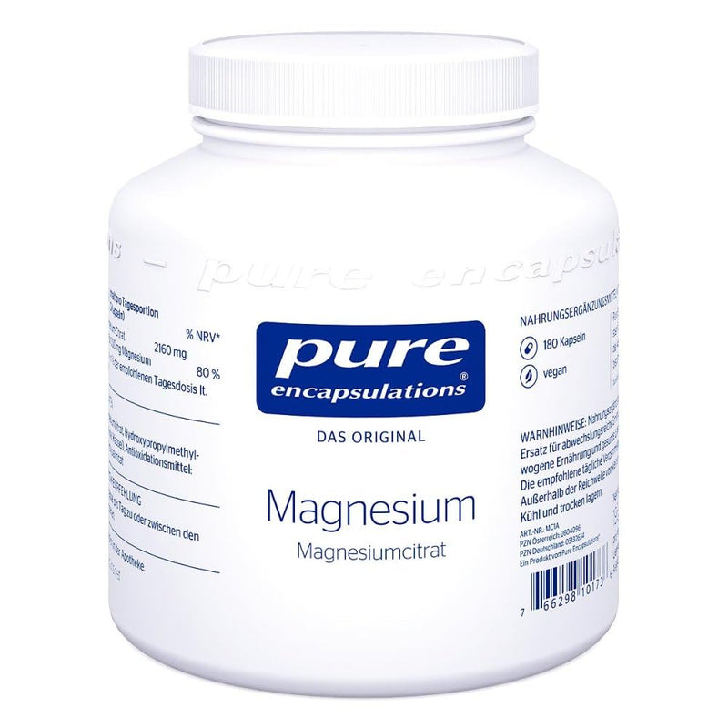 Pure Encapsulations Magnesium Magnesium Citrate Capsules, 180 S - NewNest Australia