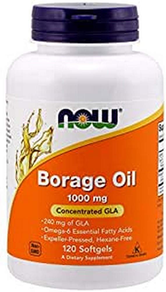 NOW NF Borage Oil 1000mg, 120 capsules - NewNest Australia