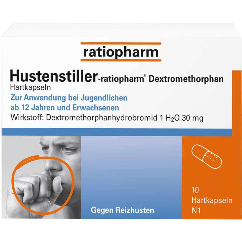 COUGH STILLER ratioph.Dextromethorphan capsules 10 pcs - NewNest Australia