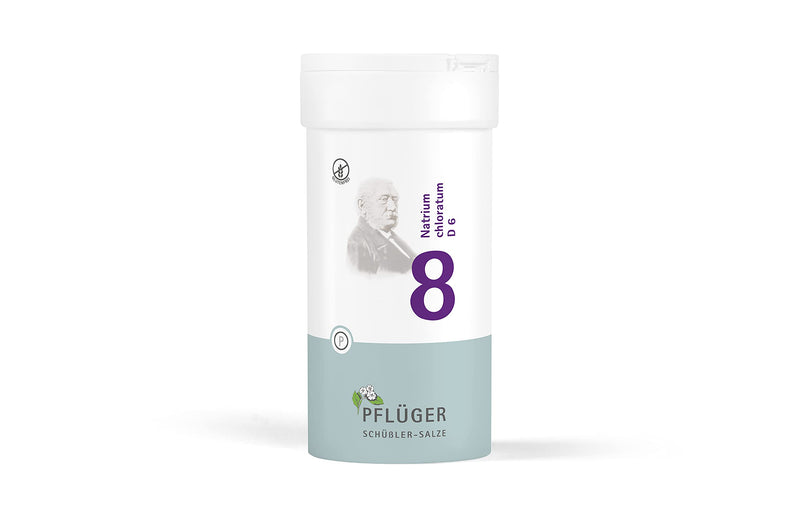 PFLÜGER Schüßler Salts No. 8 Sodium chloratum D6 - 400 tablets - The salt for fluid balance - lactose-free - NewNest Australia