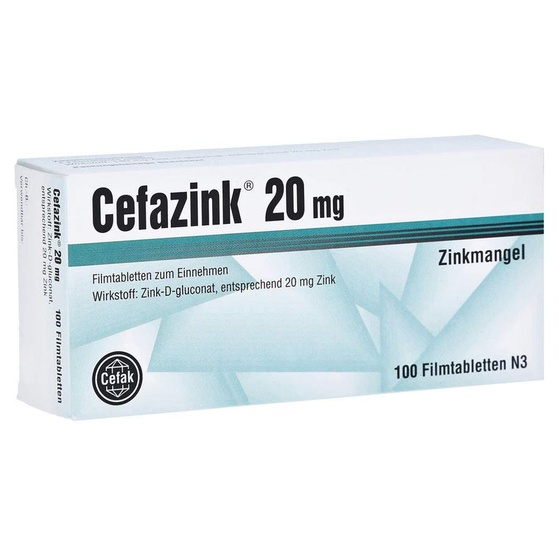 CEFAZINK 20 mg film-coated tablets 100 pcs - NewNest Australia