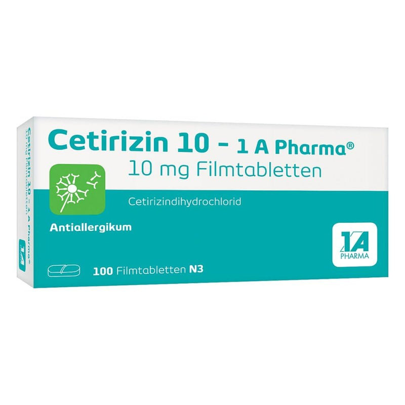 Cetirizine 10-1A Pharma 100 pcs - NewNest Australia
