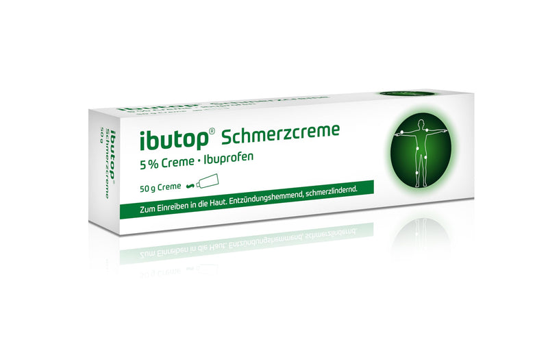 ibutop pain cream 5%, for inflammatory rheumatic diseases and chronic joint and muscle pain, with ibuprofen, anti-inflammatory, long-lasting, 50 g - NewNest Australia