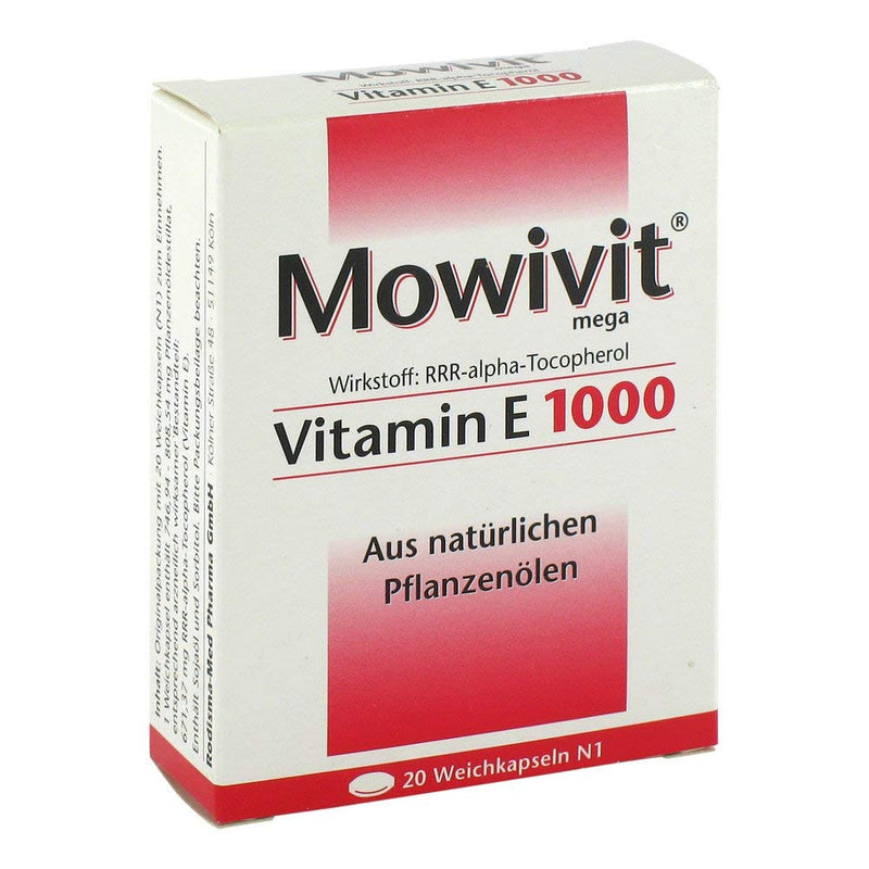 MOWIVIT Vitamin E 1000 capsule 20 pcs - NewNest Australia