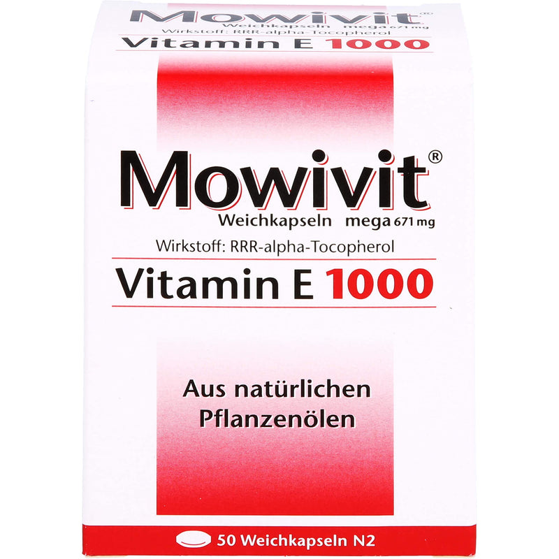 MOWIVIT Vitamin E 1000 capsule 50 pcs - NewNest Australia