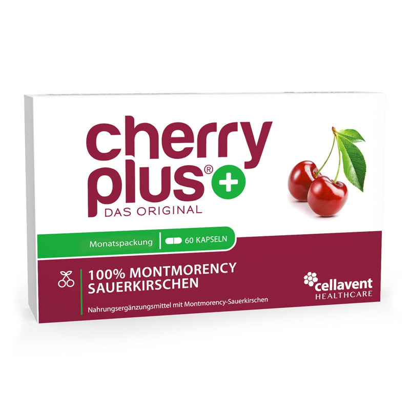 Montmorency sour cherry capsules - high dosage (50:1) - Cherry PLUS - 1,200mg sour cherry extract per daily dose - German, pharmaceutical quality - 1 month - 60 pieces 60 pieces (pack of 1) - NewNest Australia