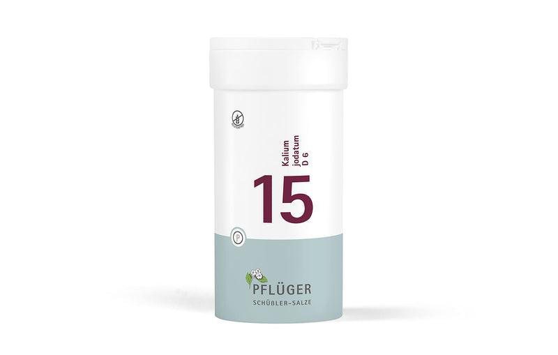 PFLÜGER Schüßler Salts No. 15 Potassium jodatum D6 - 400 tablets - The supplement for activating the metabolism - gluten-free - NewNest Australia