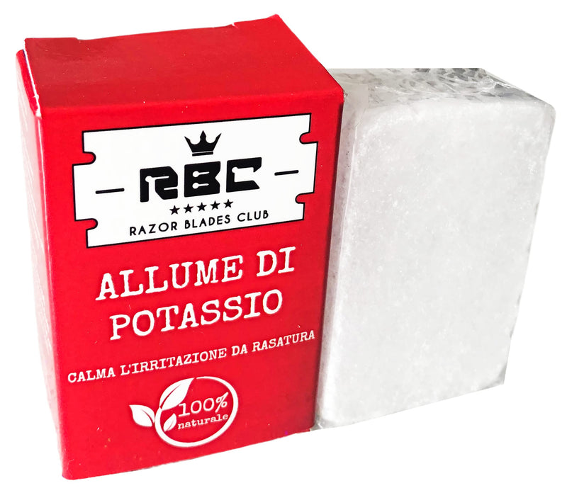 Razor Blades Club Rock Alum Rectangular Block 100g Face, Body and Post Shave Hygiene (White, 90g (Pack of 1) - NewNest Australia