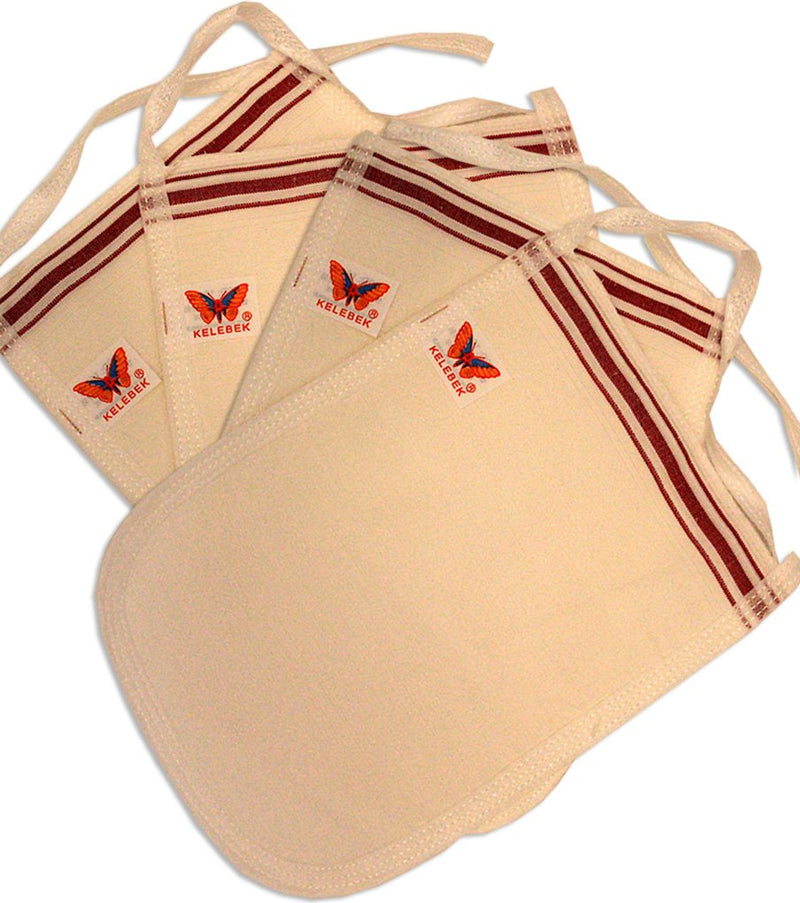 Set of 4 pieces Bad Kese Gloves Turkish Hammam Spa Scrub for healthy skin without cellulite - NewNest Australia