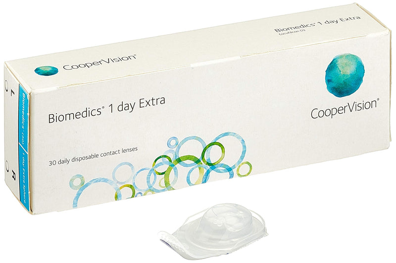 Biomedics 1 day Extra sphere, daily soft lenses, 30 pieces / BC 8.60 mm / DIA 14.20 mm / -2.75 diopters 8.6 millimeters 14.2 millimeters - NewNest Australia