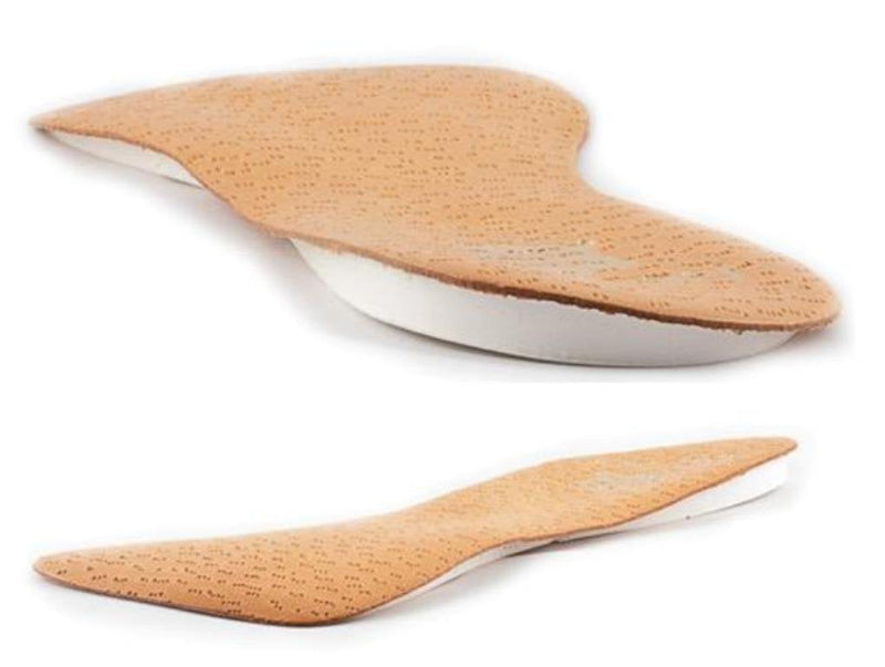 pedag Correct Plus | German Handmade 3/4 Length Oversupinator Wedge Vegetable Tanned Leather Rubber Top Orthopedic Footbed 1 Pair Size L (Size 8-10 Men) 41-43 EU - NewNest Australia