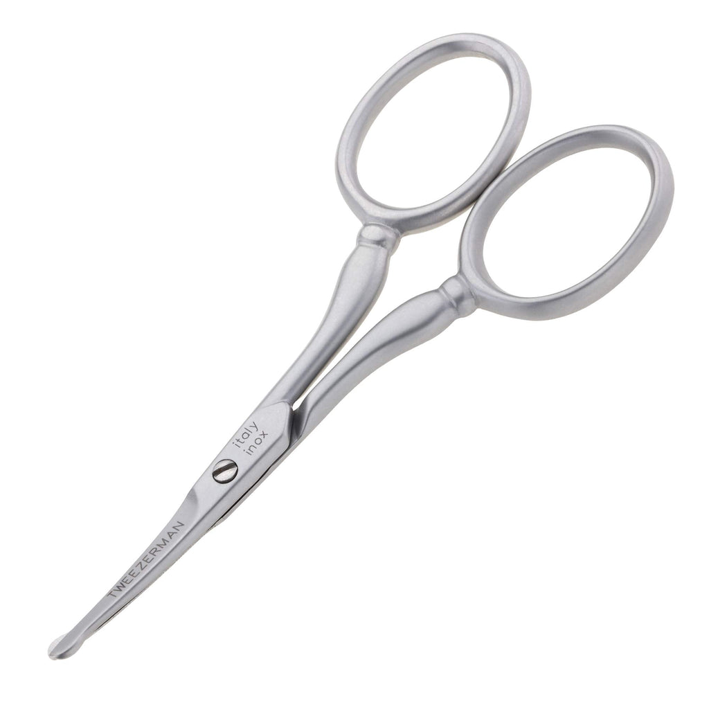 TWEEZERMAN beard hair scissors, facial hair scissors with rounded tip made of stainless steel - NewNest Australia