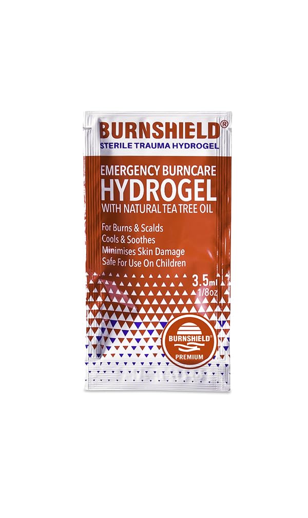 Burnshield First Aid Burn Relief Hydrogel Sachets, 25 Count - NewNest Australia