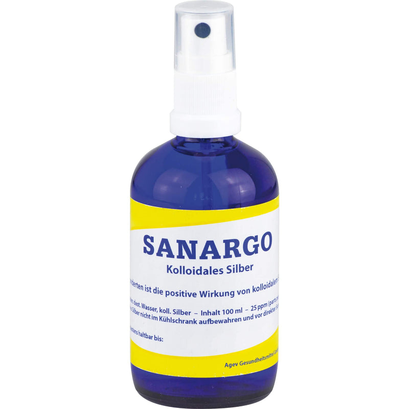 SANARGO colloidal silver spray bottle 100 ml - NewNest Australia
