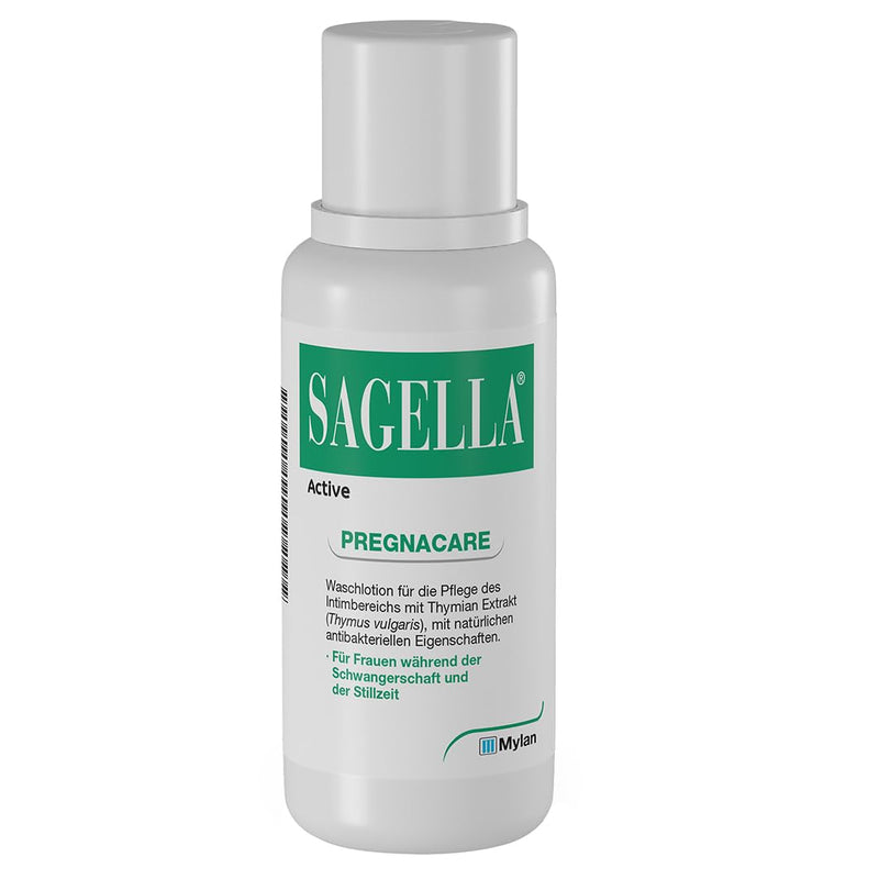 SAGELLA Active - PREGNACARE: Soap-free intimate wash lotion for women during and after pregnancy, 250 ml - NewNest Australia