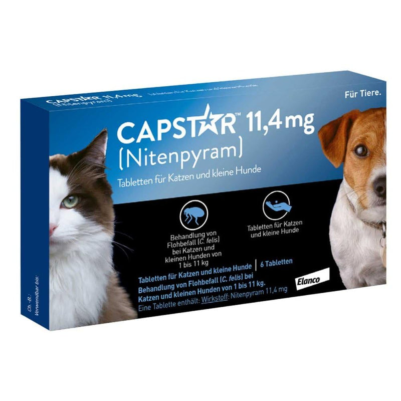 capstar 11.4 mg tablets for cats/small dogs 6 pcs - NewNest Australia