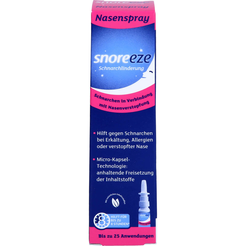 SNOREEZE snoring relief nasal spray 10 ml - NewNest Australia