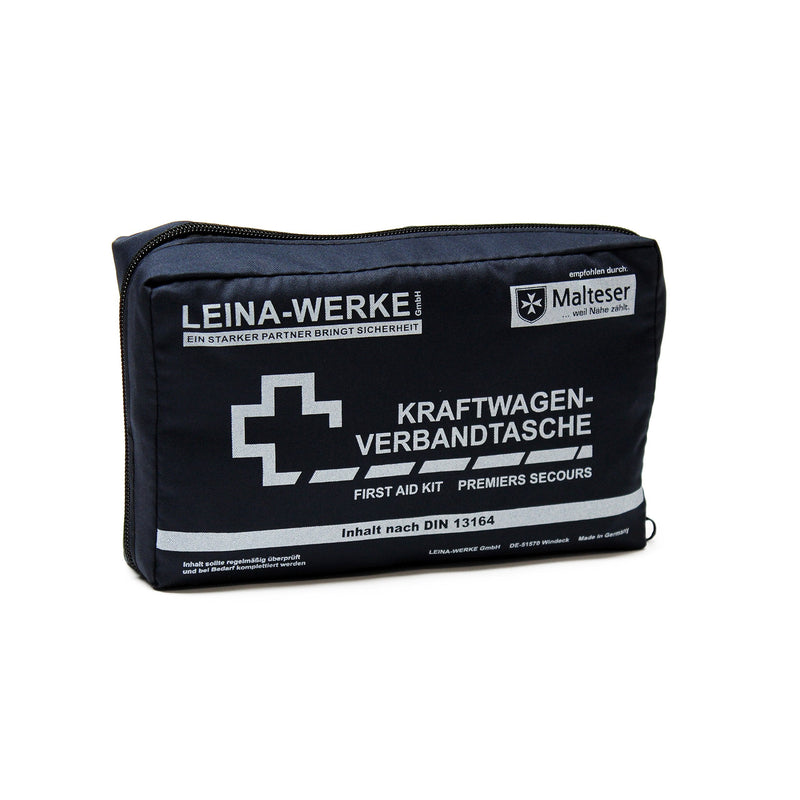 Leina-Werke 11005 Car First Aid Bag Compact with Velcro, Blue/White - NewNest Australia