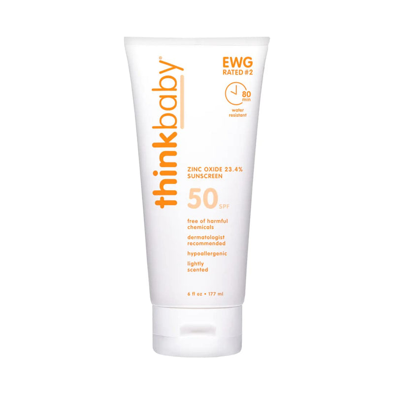 Thinkbaby Sunscreen - Safe - Baby - Spf 50 Plus - 6 Oz - NewNest Australia