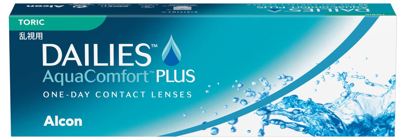 Dailies AquaComfort Plus Toric daily lenses soft, 30 pieces, BC 8.8 mm, DIA 14.4 mm, CYL -0.75, AXIS 180, -2.25 diopters 8.8 millimeters 14.4 millimeters - NewNest Australia