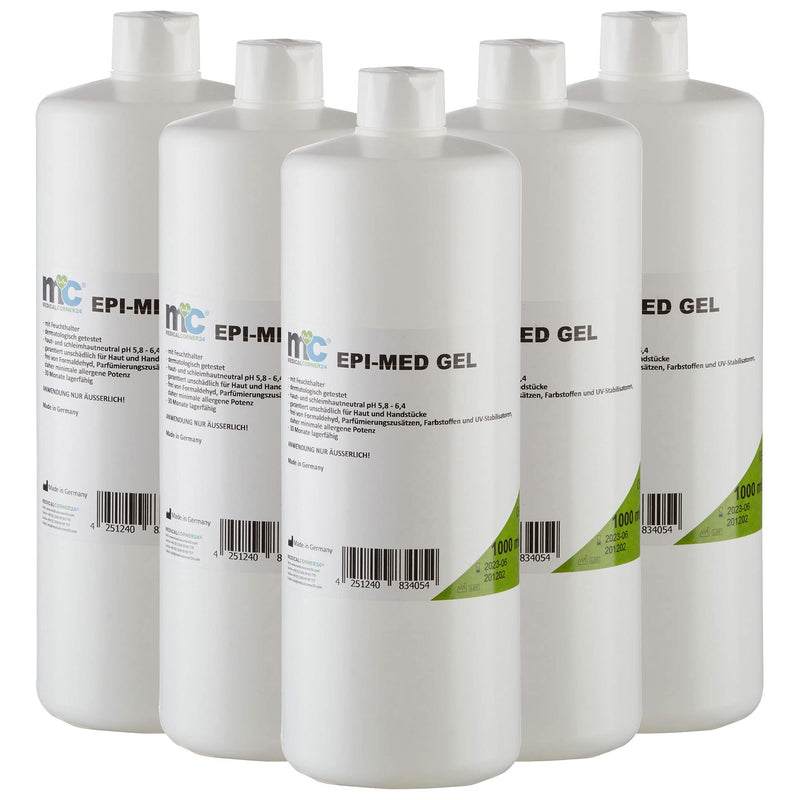 5 x 1 liter Epi-Med contact gel IPL gel for IPL treatment IPL contact gel - NewNest Australia