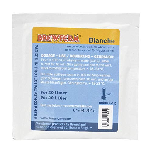 Brewferm Blanche 12g top-fermenting brewer's yeast for wheat beer dry yeast - NewNest Australia