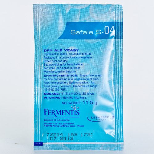 Fermentis Safale S-04 11.5g top-fermenting brewer's yeast dry yeast - NewNest Australia