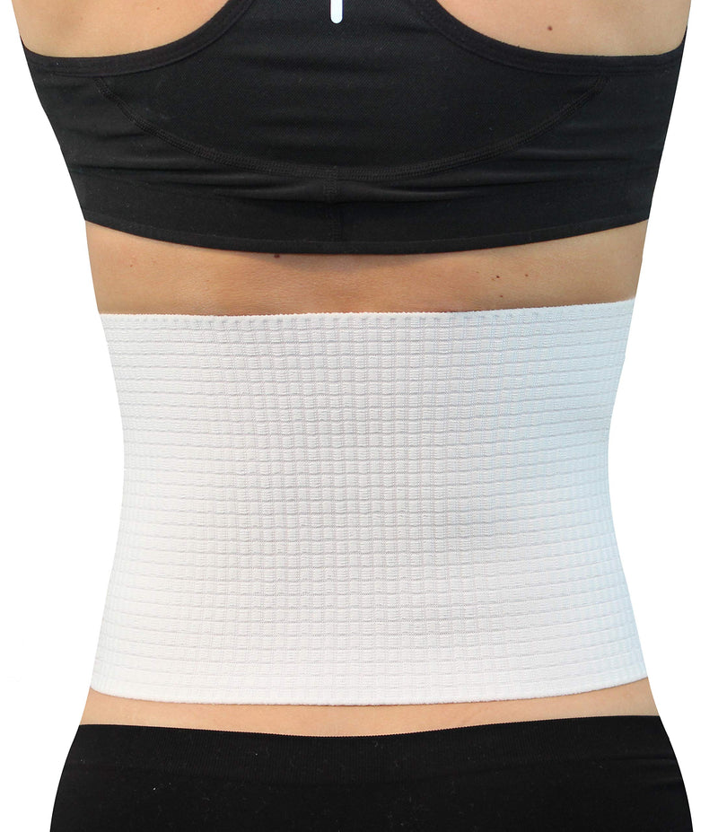 Hydas back support bandage standard, belt for a healthy back and correct posture, bandage for mild back pain (simple support) white - NewNest Australia