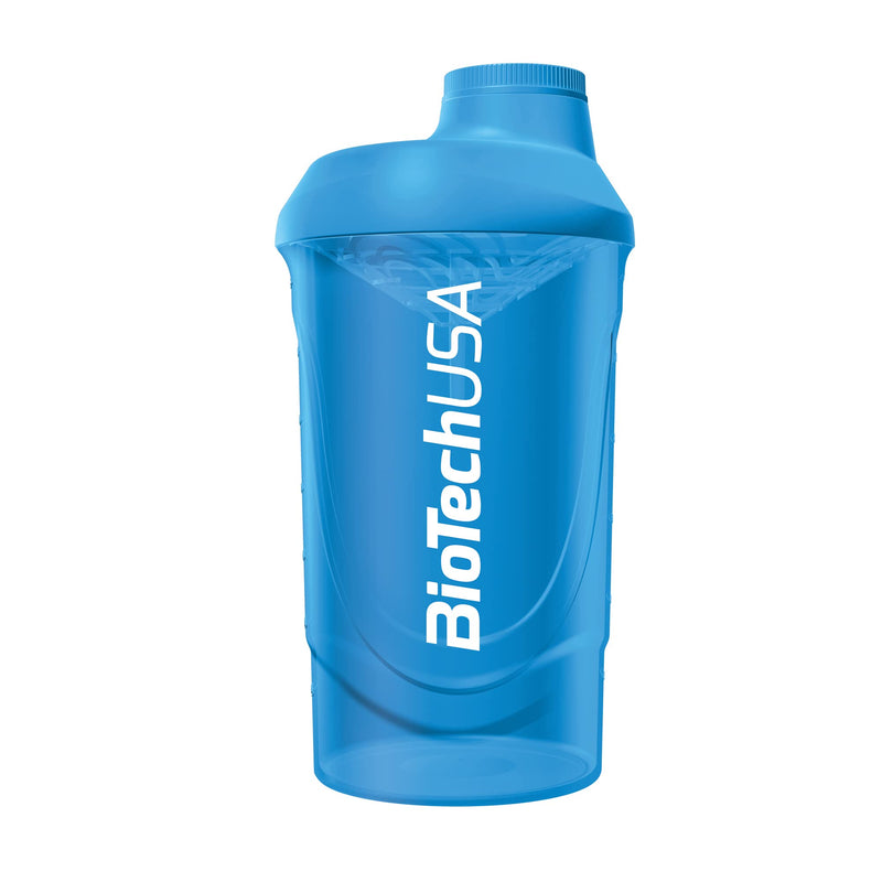 BioTechUSA Wave Shaker | shaker bottle | 100% leak-proof | Improved mixing | Durable & Safe | Easy to use & clean, 600ml, Blue - NewNest Australia