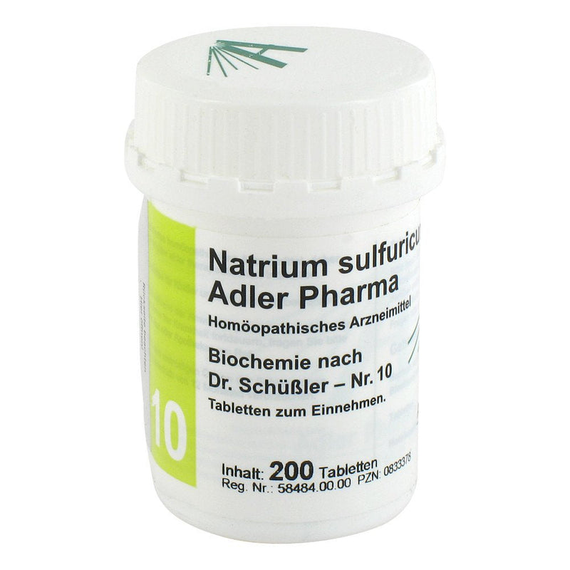 BIOCHEMIE Adler 10 Natrum sulfuricum D 6 tablets 200 pcs - NewNest Australia