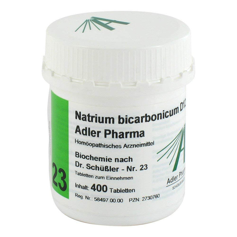 Biochemistry Adler 23 Sodium Bicarbonicum D 12 tablets - NewNest Australia