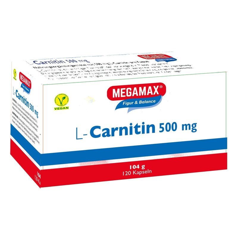 Megamax L-Carnitine 500 mg capsules - NewNest Australia
