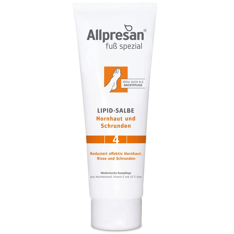 Allpresan Foot Special No. 4 Lipid Ointment against Calluses and Cracks - Foot Ointment for Daily Care of Callused Feet - 125 ml 125 ml (Pack of 1) - NewNest Australia