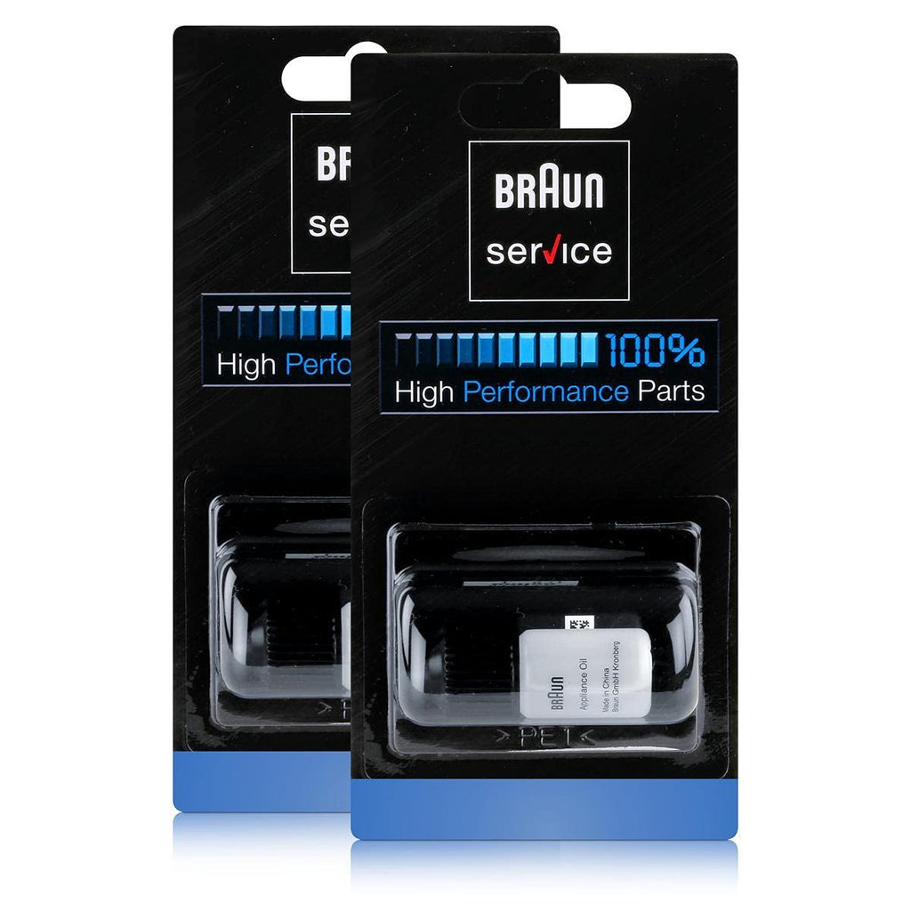2x Braun Appliance Oil for shaving units/blades such as long hair beard and hair trimmers 2 - NewNest Australia