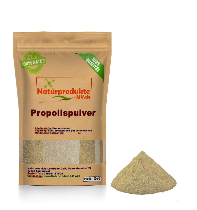 Propolis powder fresh, cleaned (100g) without wax content, propolis extract powder - NewNest Australia