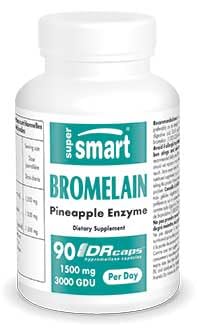 Bromelain 500 Mg/1000 Gdu - Anti-Inflammatory Enzyme - Supports The Immune System - Helps With Digestion And Regeneration - In Drcaps Capsules - Suitable For Vegans - From Supersmart - NewNest Australia