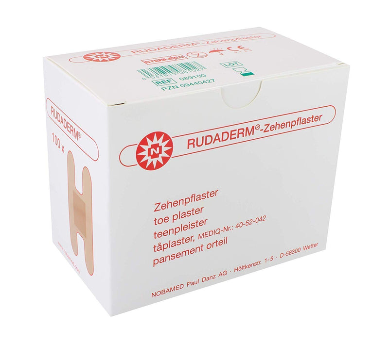 RUDADERM toe plasters 100 pieces - NewNest Australia