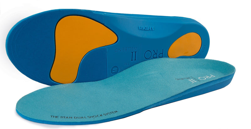 The TITAN Dual Shock Orthotic sports Insole with balance correction and rigid support base for Over pronation and Plantar fasciitis (8.5-10) - NewNest Australia