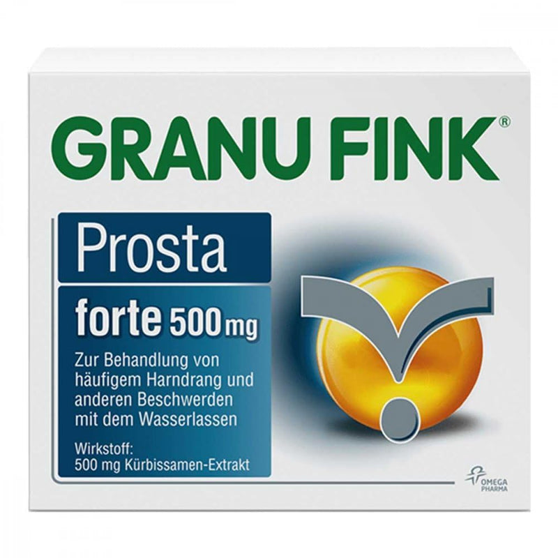 GRANU FINK Prosta Forte 500 mg - Herbal medicine for the treatment of prostate bladder problems - with unique Uromedic® pumpkin - 1 x 140 hard capsules - NewNest Australia
