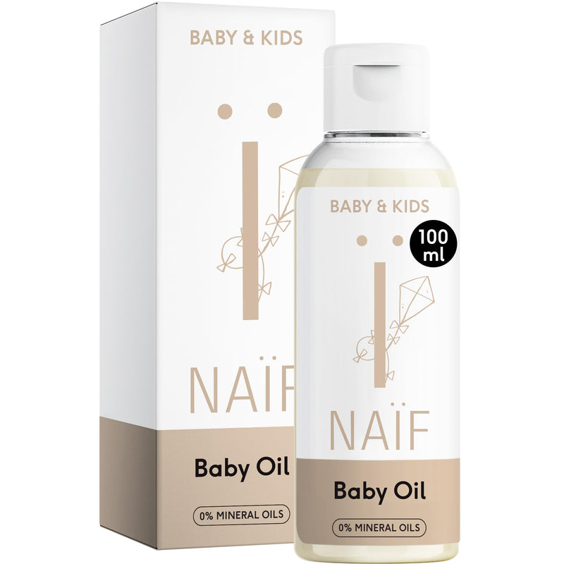 Naïf Gentle Baby Oil - 100ml - for babies and children - Natural ingredients - Vegan - NewNest Australia