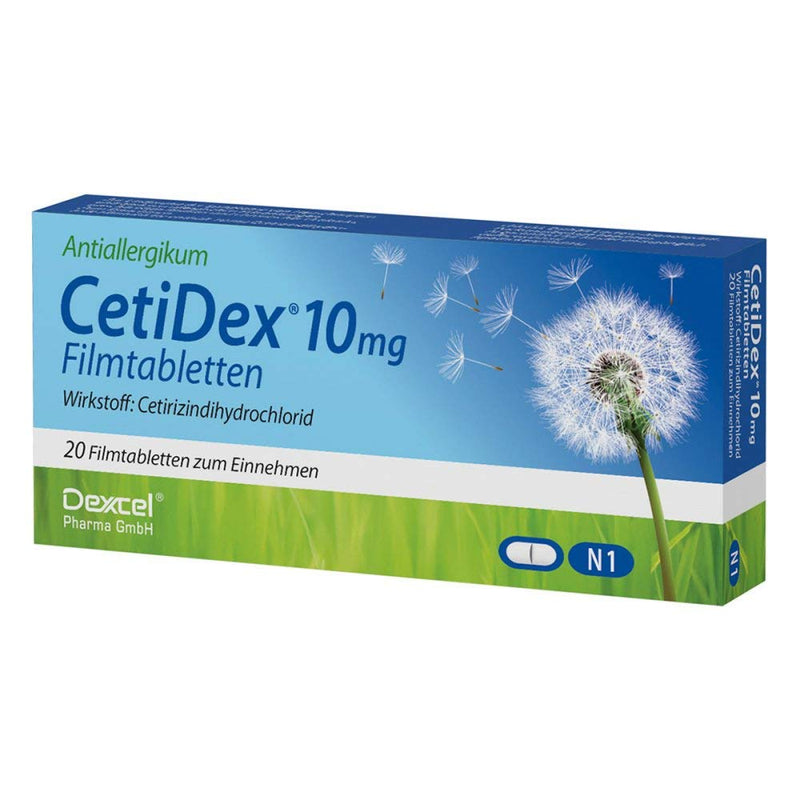 CetiDex 10 mg tablets for allergies, 20 tablets - NewNest Australia