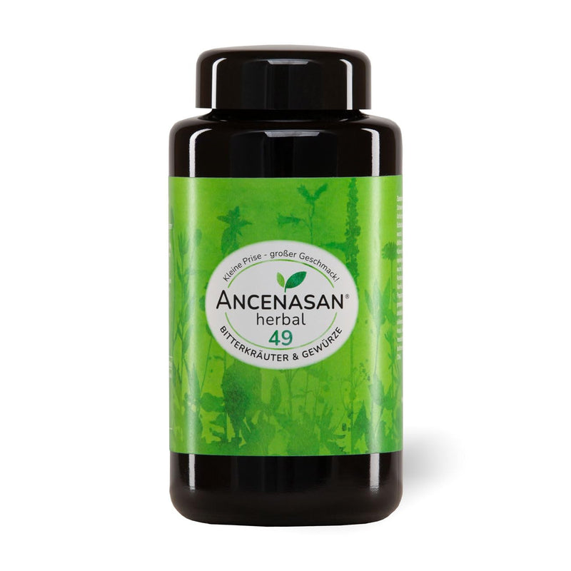 ANCENASAN® herbal 120g - The POWER of 49 bitter herbs and spices - bitter substances without alcohol - gluten-free, vegan, 100% natural - NewNest Australia