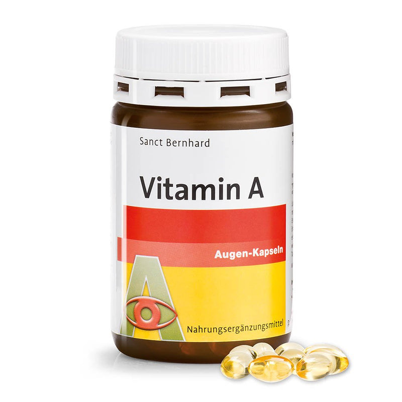 Sanct Bernhard Vitamin A eye capsules with 800 µg vitamin A, 180 capsules - NewNest Australia