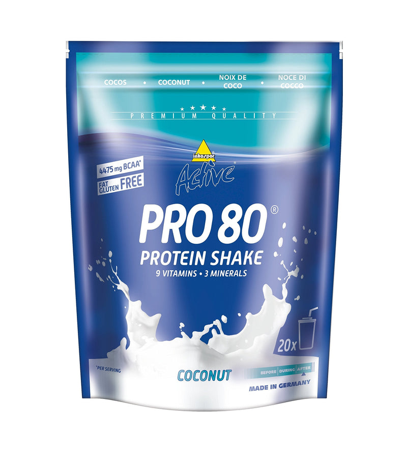 Inkospor Active Pro 80 Protein Shake, Coconut, 500g bag - NewNest Australia