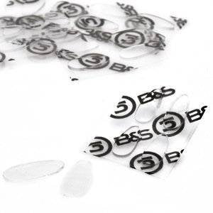 2 pairs (4 pieces) of silicone nose pads for sticking on - 4 sizes - height 1.0mm (13mm) 4 pieces (pack of 1) - NewNest Australia