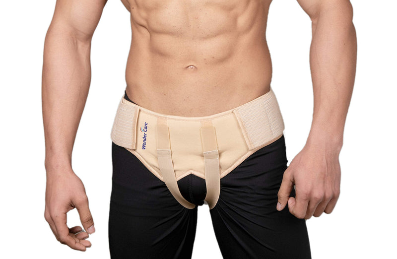 Wonder Care - Inguinal Hernia Belt For Men For Pain Relief Before Surgery For Double Inguinal Or Sports Hernia Braguero With 2 Removable Compression Pads And Adjustable Groin Straps (A103 X-Large) - NewNest Australia