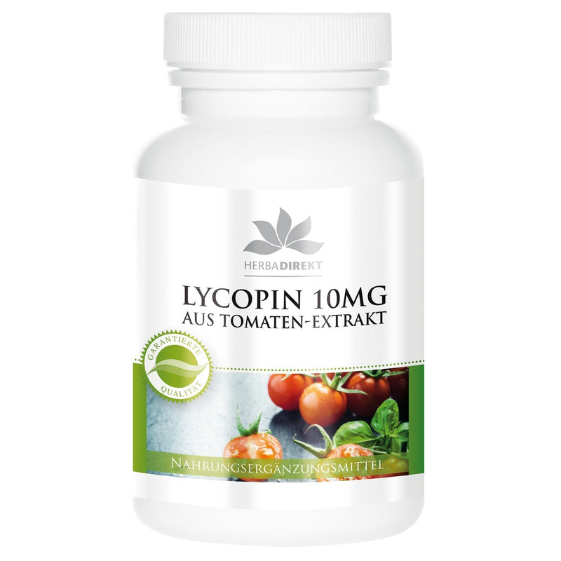 Lycopene capsules 10mg - high dosage - made from tomato extract - vegan - 60 capsules| HERBADIREKT by Warnke vital substances - NewNest Australia