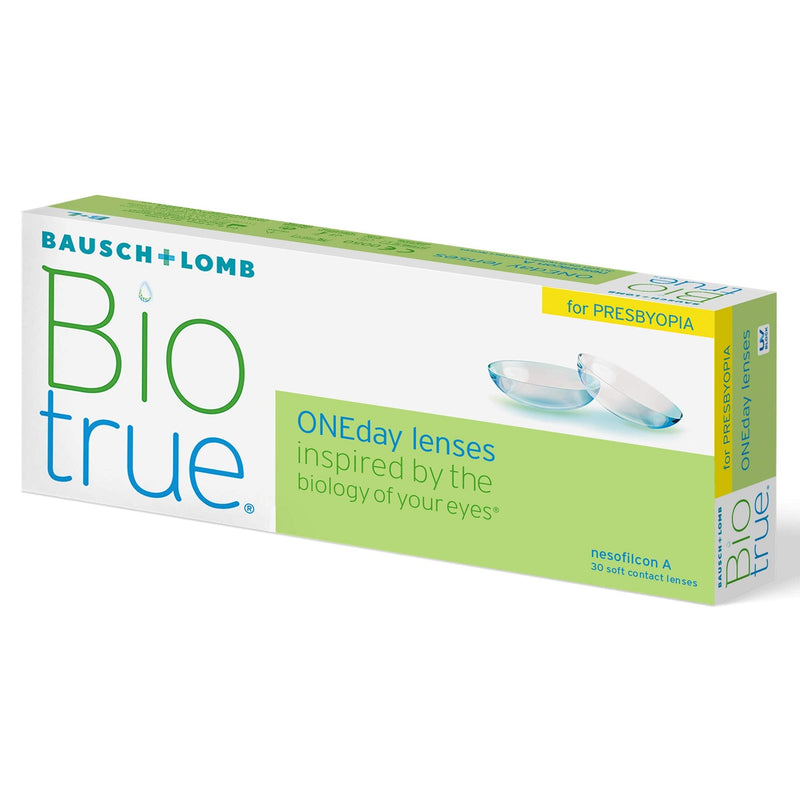 Bausch + Lomb Biotrue ONEday for Presbyopia daily lenses, progressive lens contact lenses, soft, 30 pieces -02.50 Dpt, DIA 14.2 mm, BC 8.60, Add Low -2.5 Unknown 8.6 millimeters 14.2 millimeters low Unknown 0 - NewNest Australia