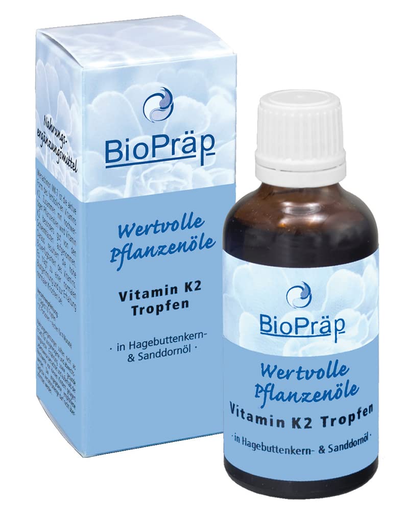 BioPrep Vitamin K2 drops in rosehip seed and sea buckthorn oil | 50ml - NewNest Australia
