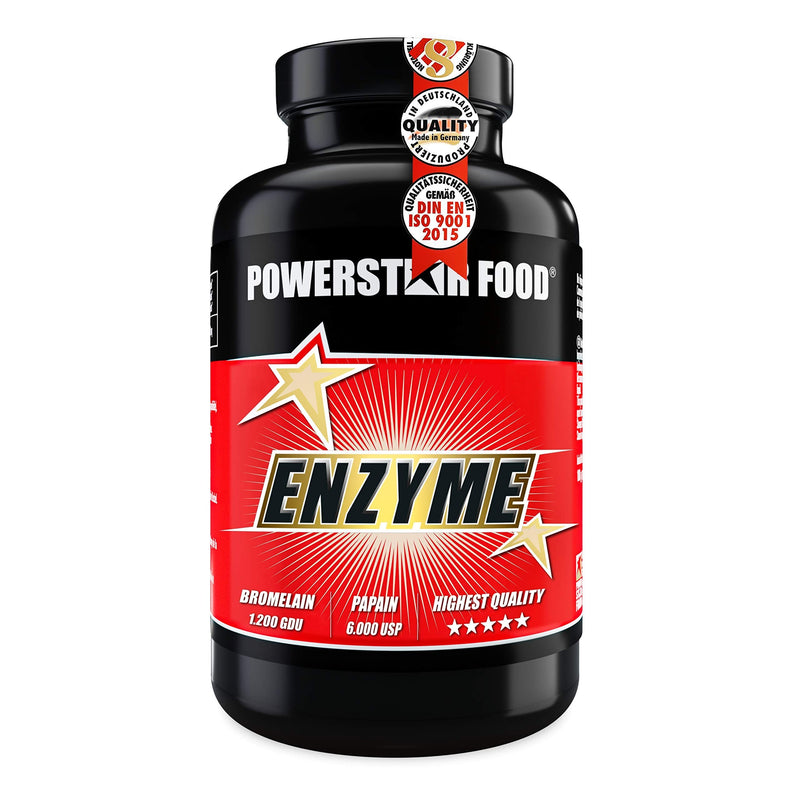 ENZYME COMPLEX BROMELAIN 1200 GDU & PAPAIN 6000 USP | Highly dosed with 1,170 mg enzymes per serving | tested pharmaceutical quality | Tin of 120 capsules | Premium quality made in Germany - NewNest Australia